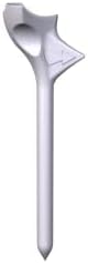 Flightpath Diamond Golf Tees – Patented Design to Reduce Spin for Long, Straight Drives – Low-Friction Long Tees, Robotically Tested for Ball Spin – USGA Approved Performance