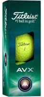 Titleist AVX Yellow Personalized Golf Balls