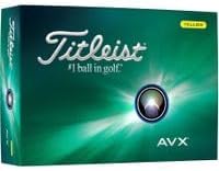 Titleist AVX Yellow Personalized Golf Balls