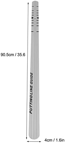 SUNGOOYUE Golf Alignment Training Aid, Golf Putting Straight Ruler Guide Aluminum Alignment Rail for Golf Putting Practice, SUNGOOYUEgvgt5ewom9