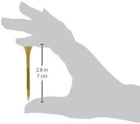 PrideSports PTS Wood Golf Tees | 100 Count, 2-3/4 Inch | #1 Wood Tee on Tour | Best for Drivers & Woods