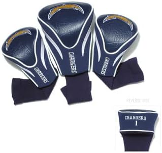 Team Golf NFL Numbered 1, 3, & X, Fits Oversized Drivers, Utility, Rescue & Fairway Clubs, Velour Lined for Extra Club Protection