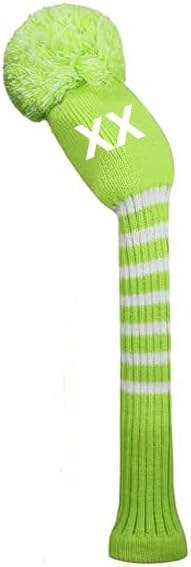 Scott Edward 1/3/4PCS Multi-Style Optional Individualized Knit Golf Club Head Covers, Driver Wood(460cc) Fairway Wood and Hybrid(UT)，for Male/Female Golfers,Custom