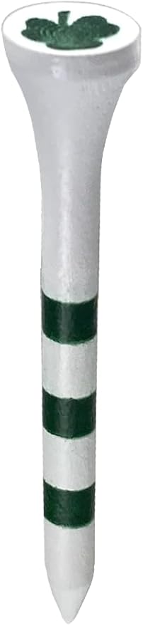 PrideSports Shamrocks Wooden Golf Tees - 2-3/4 Inch, 45 Count - Special Edition - Perfect for St. Patrick's Day