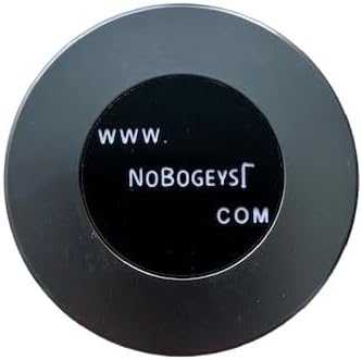NoBogeys Precision Aluminum Green Reader - with Magnetic Back - Pocket Size, Accurate Putting Aid for Golf - Heavy Duty Metal Ball Marker