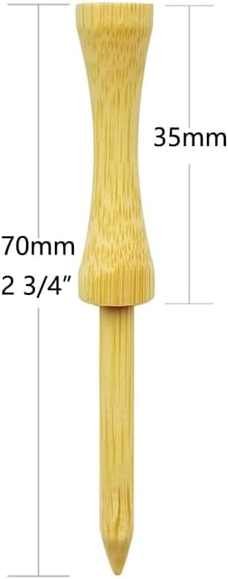 Step Down Golf Tees 2-1/8"or 2-3/4"or 3-1/4" 100 Count Wooden Golf Castle Tees