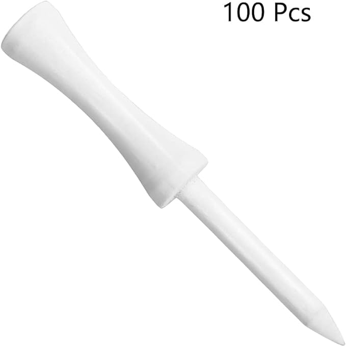 Step Down Golf Tees 2-1/8"or 2-3/4"or 3-1/4" 100 Count Wooden Golf Castle Tees