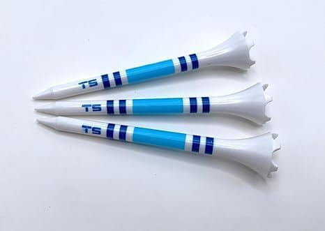 TRUESTRIKE Premium USA Golf Tees – 100-Pack Durable 3¼" / 2¾" Plastic Tees – Made in USA – Perfect Holiday Golf Gift