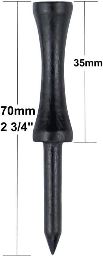 Step Down Golf Tees 2-1/8"or 2-3/4"or 3-1/4" 100 Count Wooden Golf Castle Tees