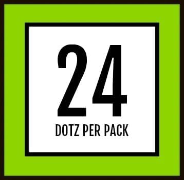 Golfdotz - USGA Rule Conforming Golf Ball Markers, Golf Ball Stickers for Marking Balls, No More Smearing from Stamps, Gifts for Golfers, Dads, and Retirees, (Emoji Collection; 24-32 Count)