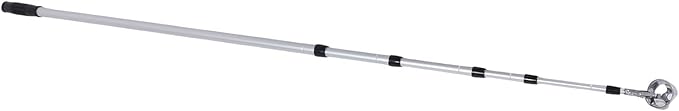 SUNGOOYUE Golf Ball Grabber Aluminum Alloy Ball Retriever with Lockable K Head for Water Hazard and Rough Terrain Efficient Scoop Net Design Ergonomic Grip