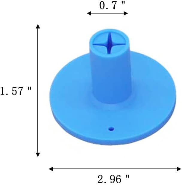 Golf Rubber Tee Holder Set for Golf Driving Range Tee Practice Tool Pack of 5