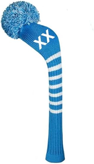 Scott Edward 1/3/4PCS Multi-Style Optional Individualized Knit Golf Club Head Covers, Driver Wood(460cc) Fairway Wood and Hybrid(UT)，for Male/Female Golfers,Custom