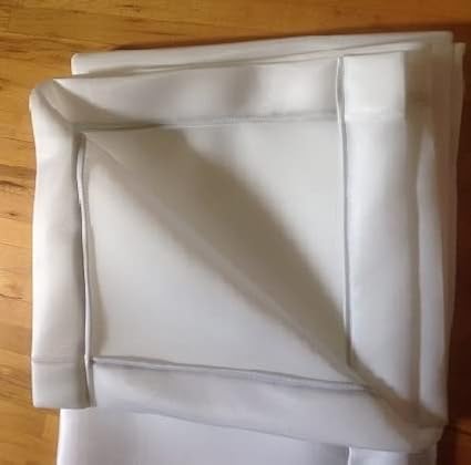 Golf Impact Screen Hanging Poly Spacer for Golf Simulator-Triple Hemmed-US Made (144 X 108 with Sewn in Straps)