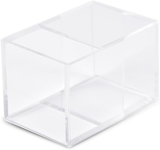 GRAND ORANGE Golf Ball Display Clear Case Cube Square Stackable Holder Plastic