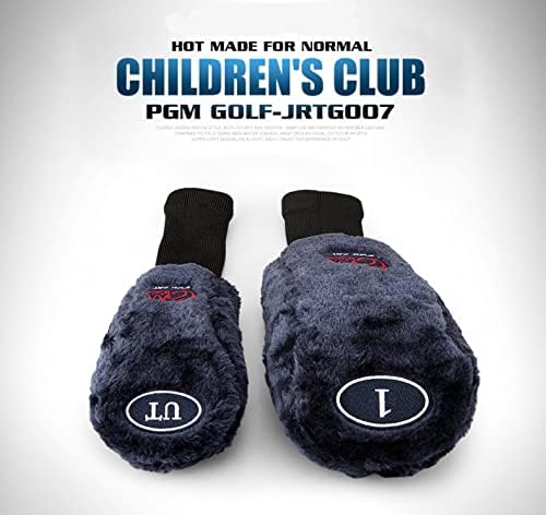 PGM Junior Golf Club Complete Set for Children Kids, 5 Golf Clubs with Stand Bag and 2 Headcovers for Boys & Girls, Right Hand
