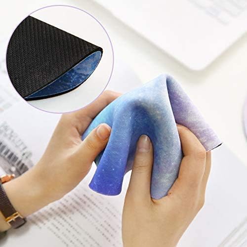Mouse Pad Hockey Typography Hockey, Round Mousepad, Non-Slip Rubber Base Mouse Mat for Laptop and Computer