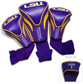 Team Golf NCAA Numbered 1, 3, & X, Fits Oversized Drivers, Utility, Rescue & Fairway Clubs, Velour Lined for Extra Club Protection