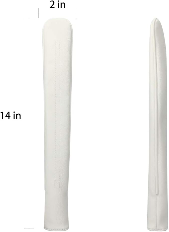 Craftsman Golf Classic Well Made Black White Red Gray Leather Alignment Stick Cover Holder 14' Hold at Least 3 Sticks