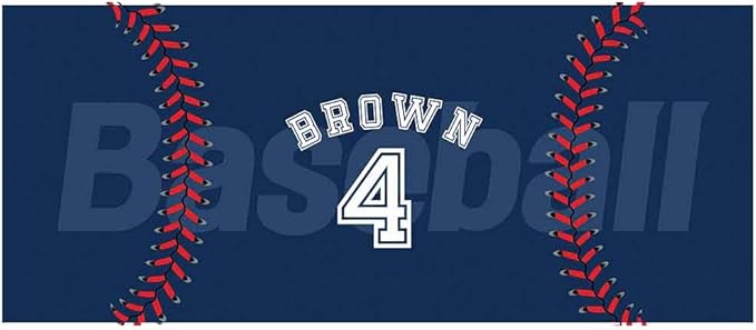 Cooling Ice Towel – 2 Pack 12x31 inch Personalized Chilly Cool Instant Cooler Wrap Rag Outdoor Sports Gym Workout Fitness Customized Photo Design Text Name (Navy, 12"x31")