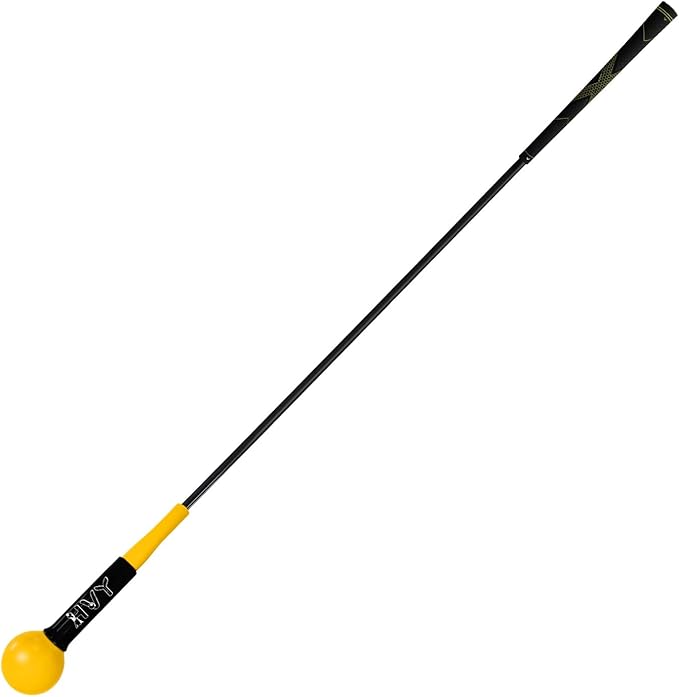HVY Golf Swing Trainer,Golf Swing Training Aid for Improve Strength Tempo Balance and Flexibility,Golf Warm-Up Stick for Indoor&Outdoor Practice Chipping Hitting Golf Training Aid