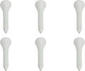 50Pcs Golf Tees, Wooden Practice Golf Tees White Long Ball Base Set Kit for Outdoor Sports