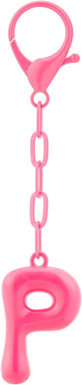 Initial Bag Charms, Bubble Letter Charm for Handbags, Cute Keychain with Letter, Initial Bag Charms for Women