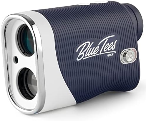 Blue Tees Golf Series 3 Max+ Golf Rangefinder with Slope Switch, 1000 Yards Range Finder, 6X Magnification Laser Rangefinder, Slope Measurement, Magnetic Strip, Flag Pole Locking with Pulse Vibration