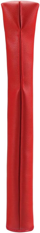 Craftsman Golf Classic Well Made Black White Red Gray Leather Alignment Stick Cover Holder 14' Hold at Least 3 Sticks