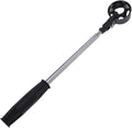 Stainless Steel Golf Ball Retriever with Retractable Telescopic Shaft and Sturdy Scoop Head Automatic Locking Pickup Tool for Ponds and Boundary Fences Easy to Use for Random Color