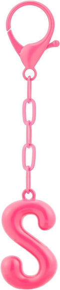 Initial Bag Charms, Bubble Letter Charm for Handbags, Cute Keychain with Letter, Initial Bag Charms for Women