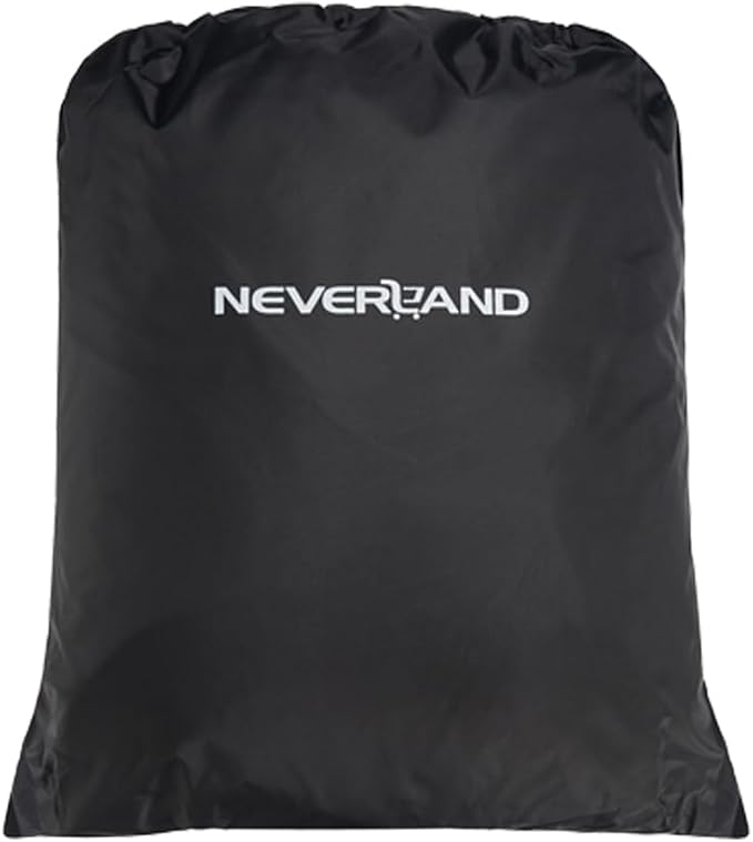 NEVERLAND Golf Cart Cover 4 Passenger - Heavy Duty 600D Golf Cart Covers, Waterproof Club Car Golf Cart Cover with Side Zipper Doors Compatible with EZGO Yamaha Club Car 4 Seat (Up to 115 Inch)
