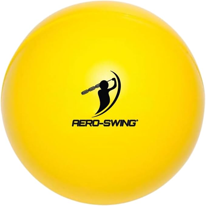Aero Balls - Baseball & Softball Lightweight Training Balls - Durable Foam Yellow Balls to Use Indoor/Outodoor Batting Practice - Intended for Use with The Aero Bat (Pack of 12)