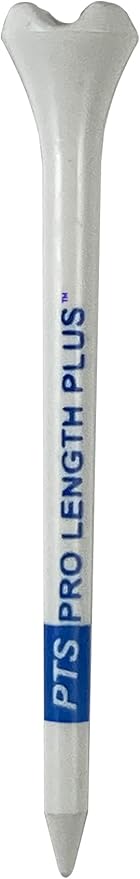 PrideSports PTS Plastic Golf Tees | 30 Count, 3-1/4 Inch | #1 Plastic Tee on Tour | Best for Drivers & Woods