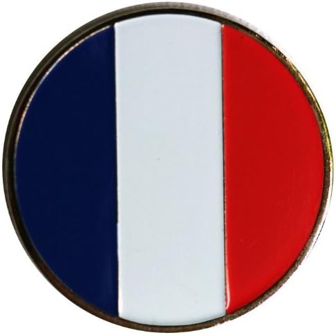 World Flags Golf Ball Marker and Matching Hat Clip