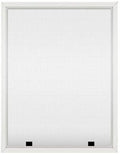 Assembled Custom Size Window Screens (White)