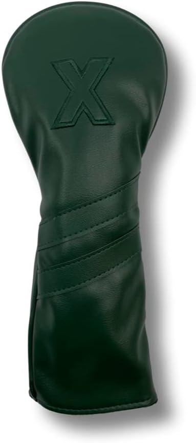 Vintage Golf Club Head Covers – 3 Pack Set – Premium Classic PU Leather – Fits Drivers, Fairway Woods, Hybrids – Durable, Stylish Protection