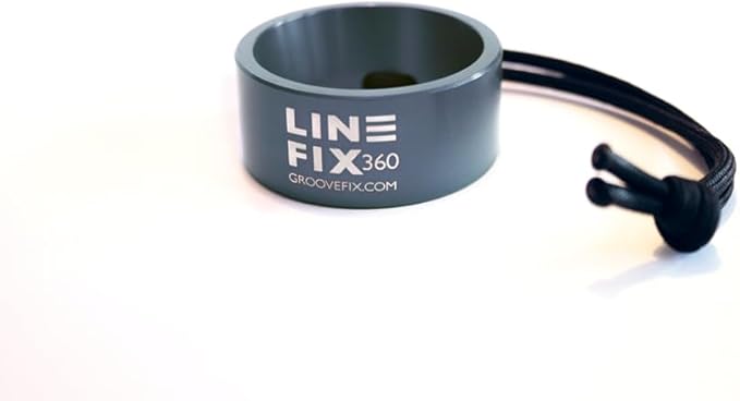 LineFix360 (GUN METAL) Golf Ball Alignment Marker – Precision 360° Line Tool for Enhanced Putting Accuracy