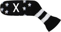 Scott Edward 1/7/10 Pcs Knitted Golf Club Head Covers for Irons Wedge Cuteness and Basically Socks Shape Washable Golf Club Head Protector on Pattern Style Double Sided Customized