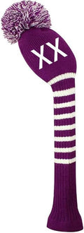 Scott Edward 1/3/4PCS Multi-Style Optional Individualized Knit Golf Club Head Covers, Driver Wood(460cc) Fairway Wood and Hybrid(UT)，for Male/Female Golfers,Custom