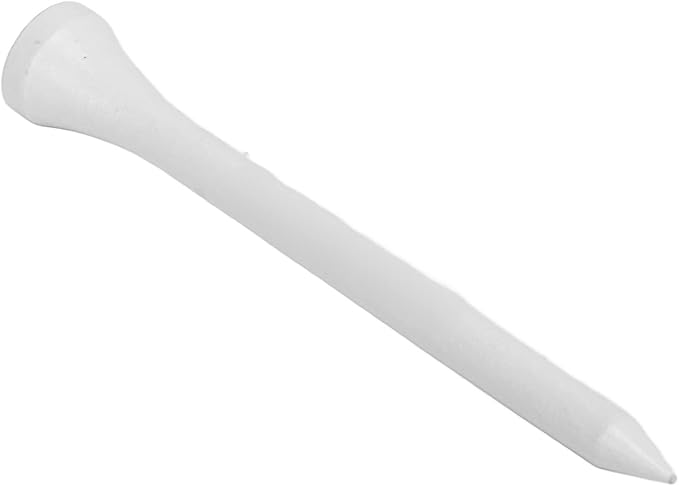 50Pcs Golf Tees, Wooden Practice Golf Tees White Long Ball Base Set Kit for Outdoor Sports