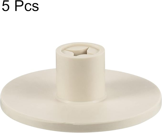 PATIKIL 0.8 Inch Plastic Golf Tee, 5 Pack Hollow Training Driving Range Tee Stable Ball Holder for Outdoor Indoor Hitting Mat, Beige
