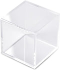 GRAND ORANGE Golf Ball Display Clear Case Cube Square Stackable Holder Plastic