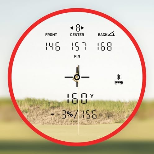 Bushnell Golf Tour Hybrid Laser Rangefinder with Onboard GPS and Slope Compensation with Wearable4U Towel | 1xCR123 Bundle