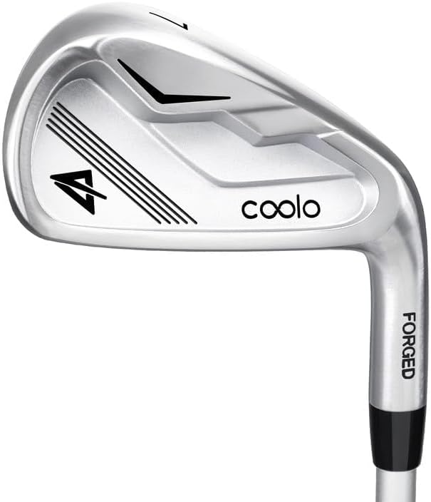 COOLO Graphite Golf Irons, Provide More Speed and Control, Beginner/High Handicap/Seniors/Ladies, Reduced Strain on Elbows and Wrists, Right&Left Handed