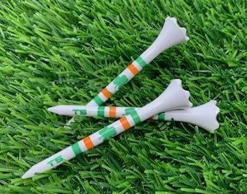 TRUESTRIKE Premium USA Golf Tees – 100-Pack Durable 3¼" / 2¾" Plastic Tees – Made in USA – Perfect Holiday Golf Gift