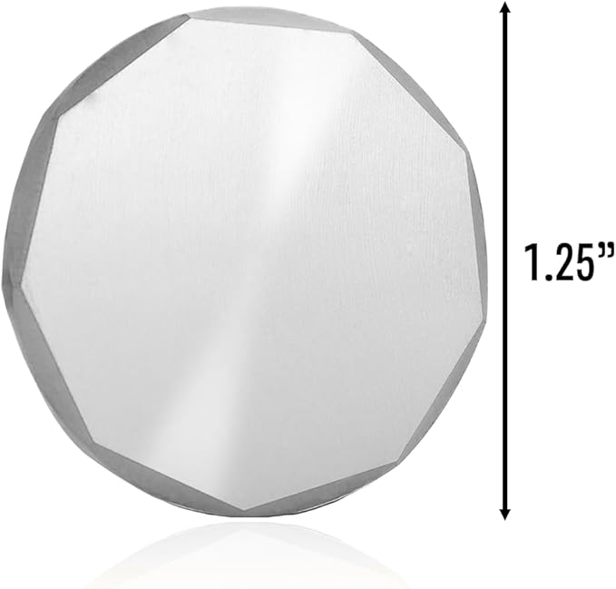 Genco Custom Laser Engraved Golf Ball Marker - Bevelled Milled Edge Golf Ball Markers - Fully Customizable with Custom Logos and Texts- Perfect Golf Accessories for Men
