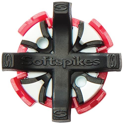 SOFTSPIKES Unisex Adult Fast Twist Replacement Spikes And Tools, Black, Clamshell US