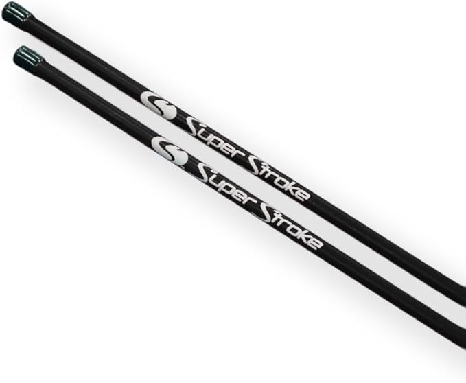 SuperStroke Golf Alignment Sticks 45" Fiberglass Rods, Full Swing Training Aid Kit, Help's with Posture Correction and Shot Accuracy