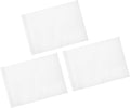 KINGTOP Golf Flag 20x14 Inch - Plain White, 420D Nylon, Tube Inserted - Standard Putting Green Flags for Backyard Practice, Golf Courses, Country Club, 3-Pack